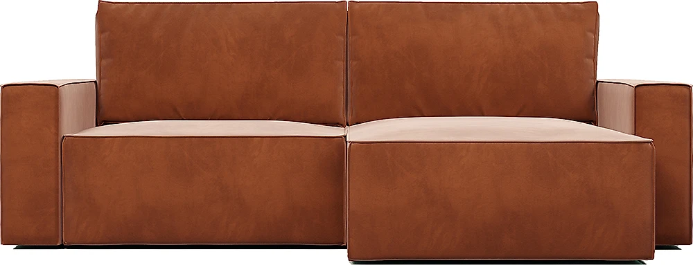 Оранжевый диван Корсо-3 Дизайн-2