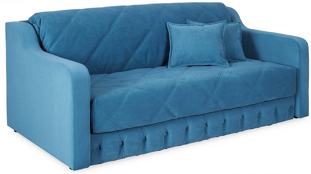 голубой диван  Римини с подлокотниками Блу