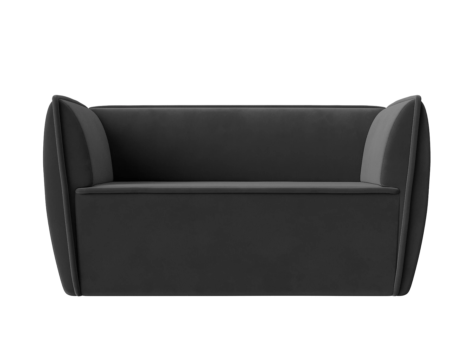 Тканевый прямой диван Бергамо-2 Плюш Дизайн 11