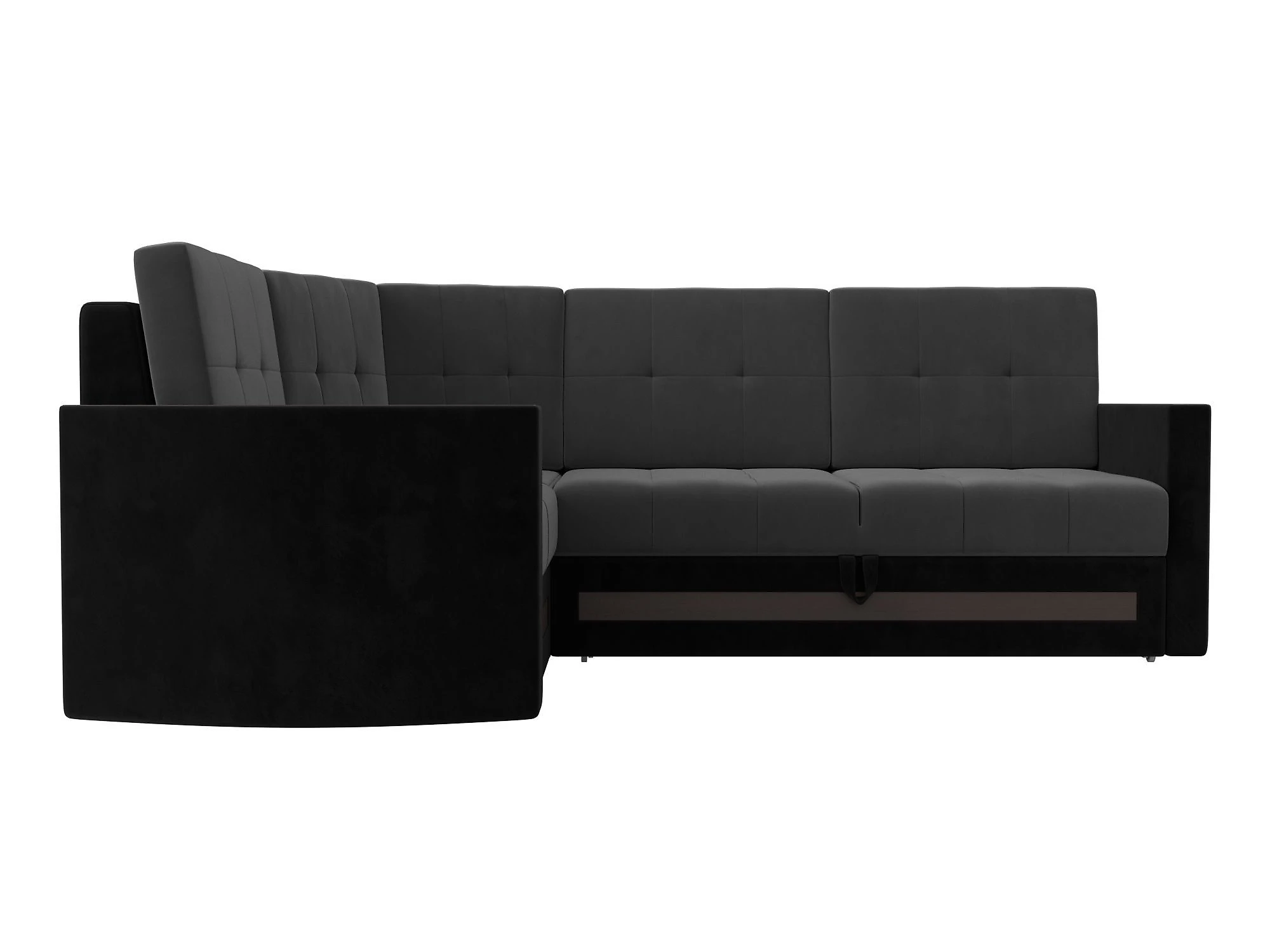 Тканевый угловой диван Белла Плюш Дизайн 12