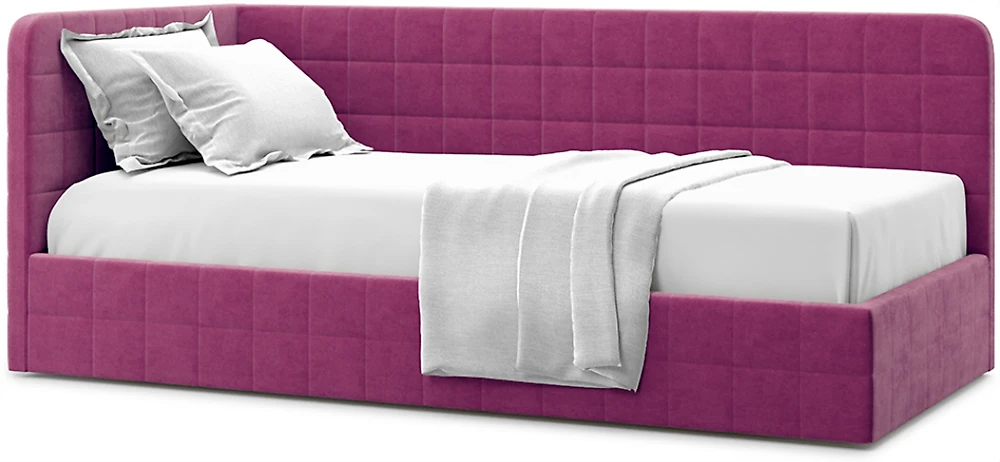 Кровать односпальная 90х200 см Тичина - (Тред) Фиолет
