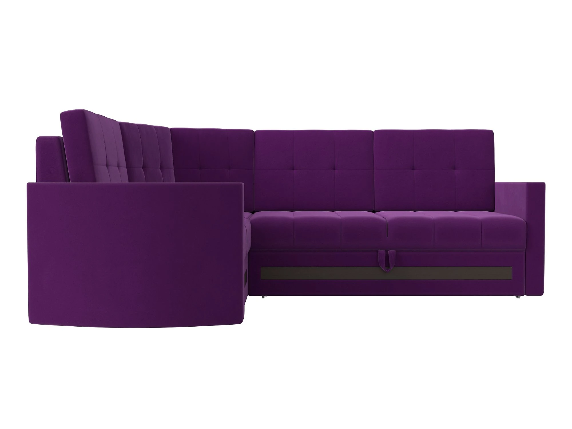 Угловой диван фиолетовый Белла Дизайн 25