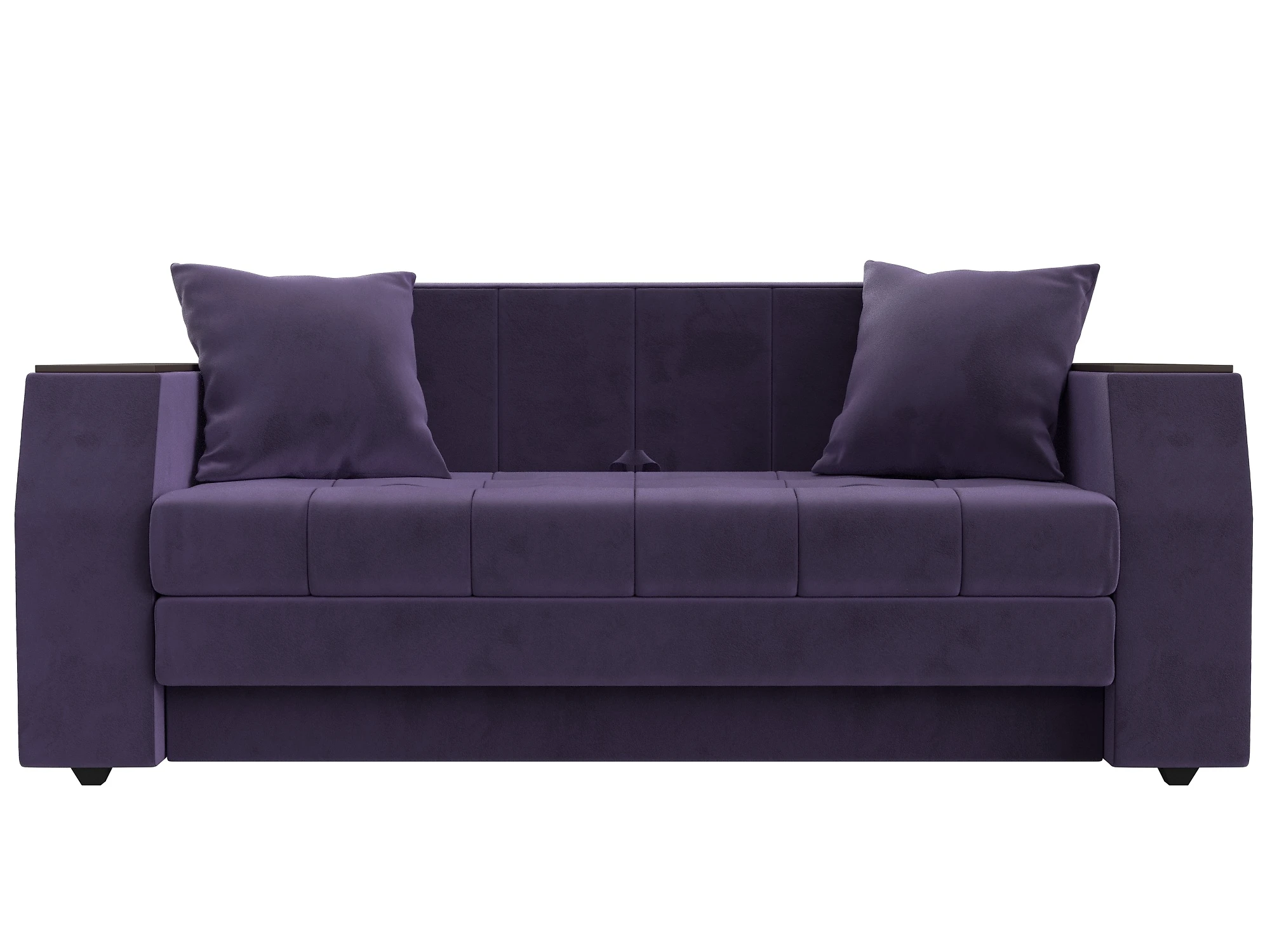 Фиолетовый диван аккордеон Атлант мини Плюш Дизайн 1