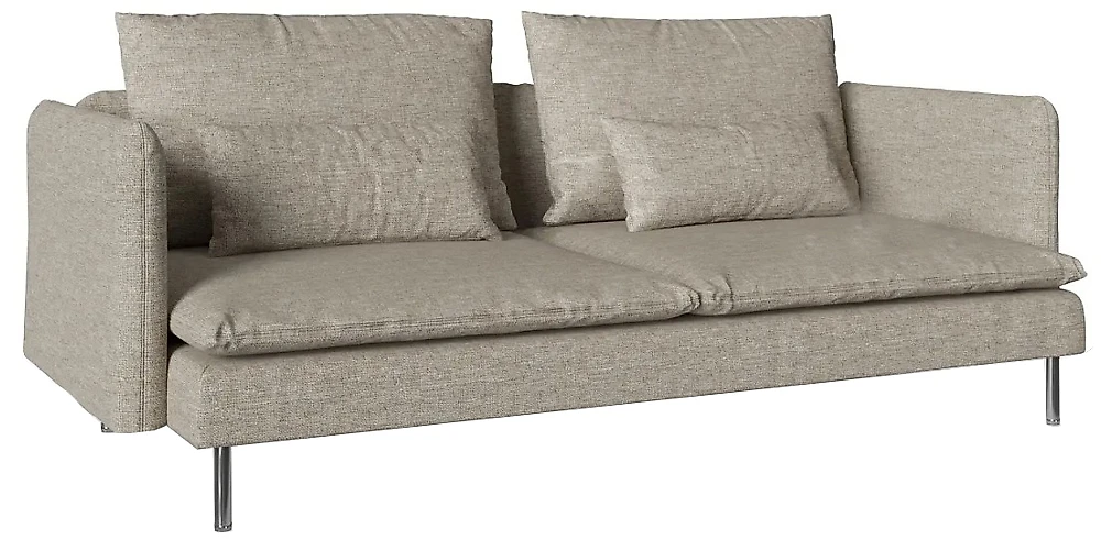 Прямой диван на ножках Седерхамн трехместный Кантри Дизайн 2