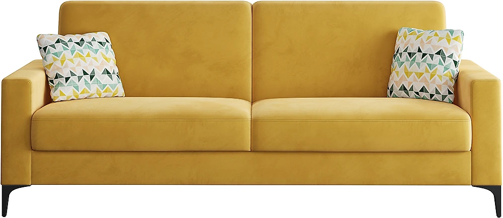 Жёлтый прямой диван Алекс Дизайн-6