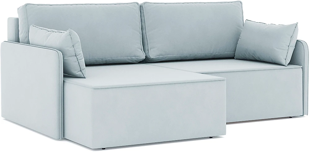 Угловой диван из ткани антикоготь Блюм Плюш Дизайн-2