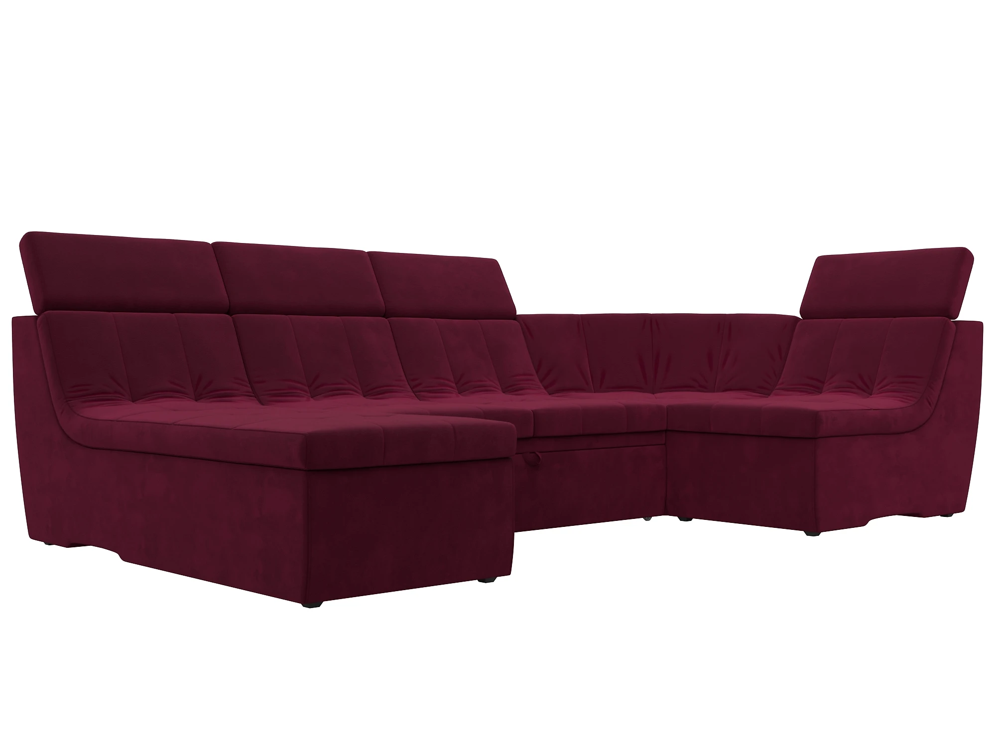  угловой диван с оттоманкой Холидей Люкс-П Дизайн 15