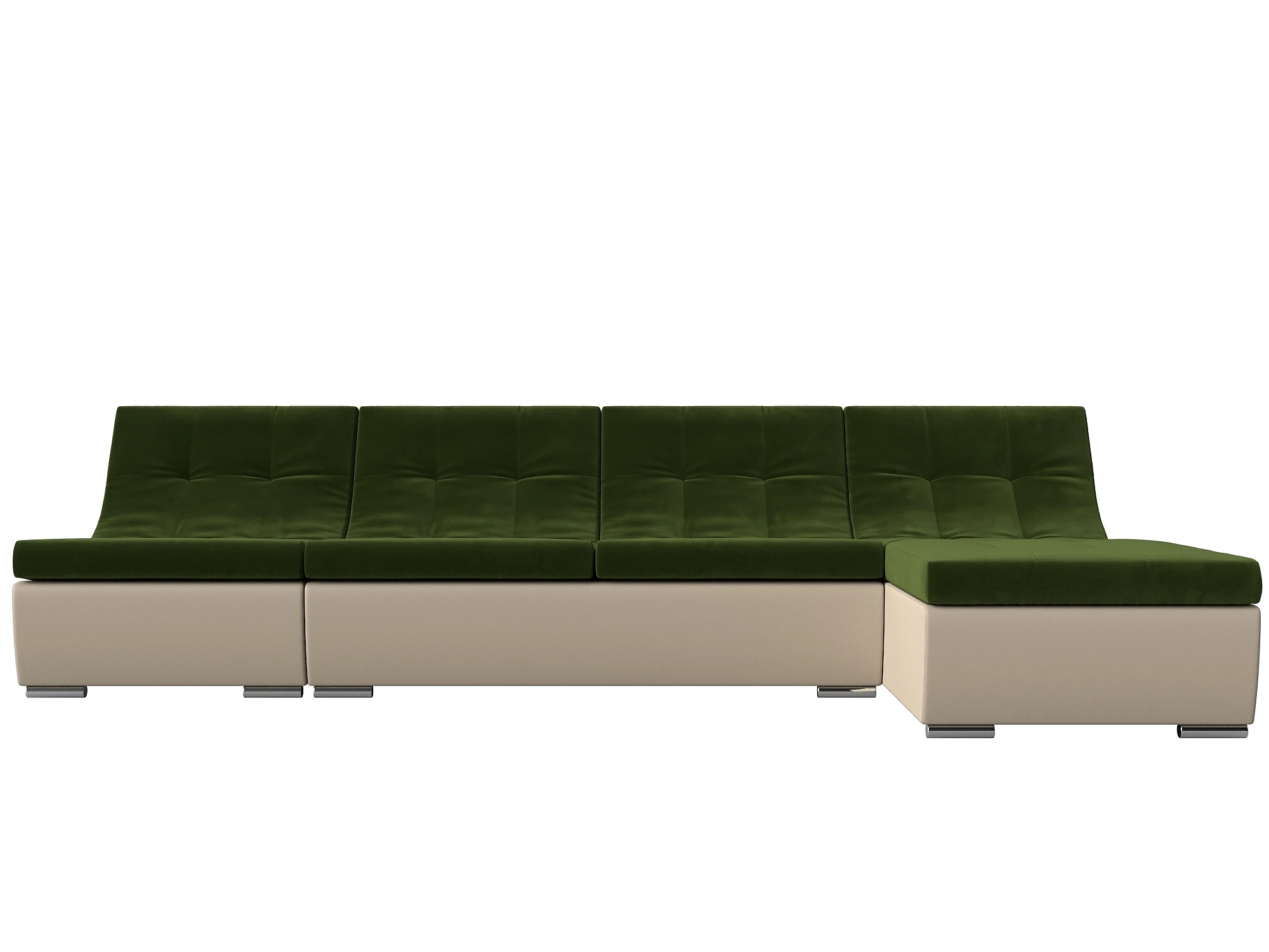 Угловой диван с канапе Монреаль Дизайн 6