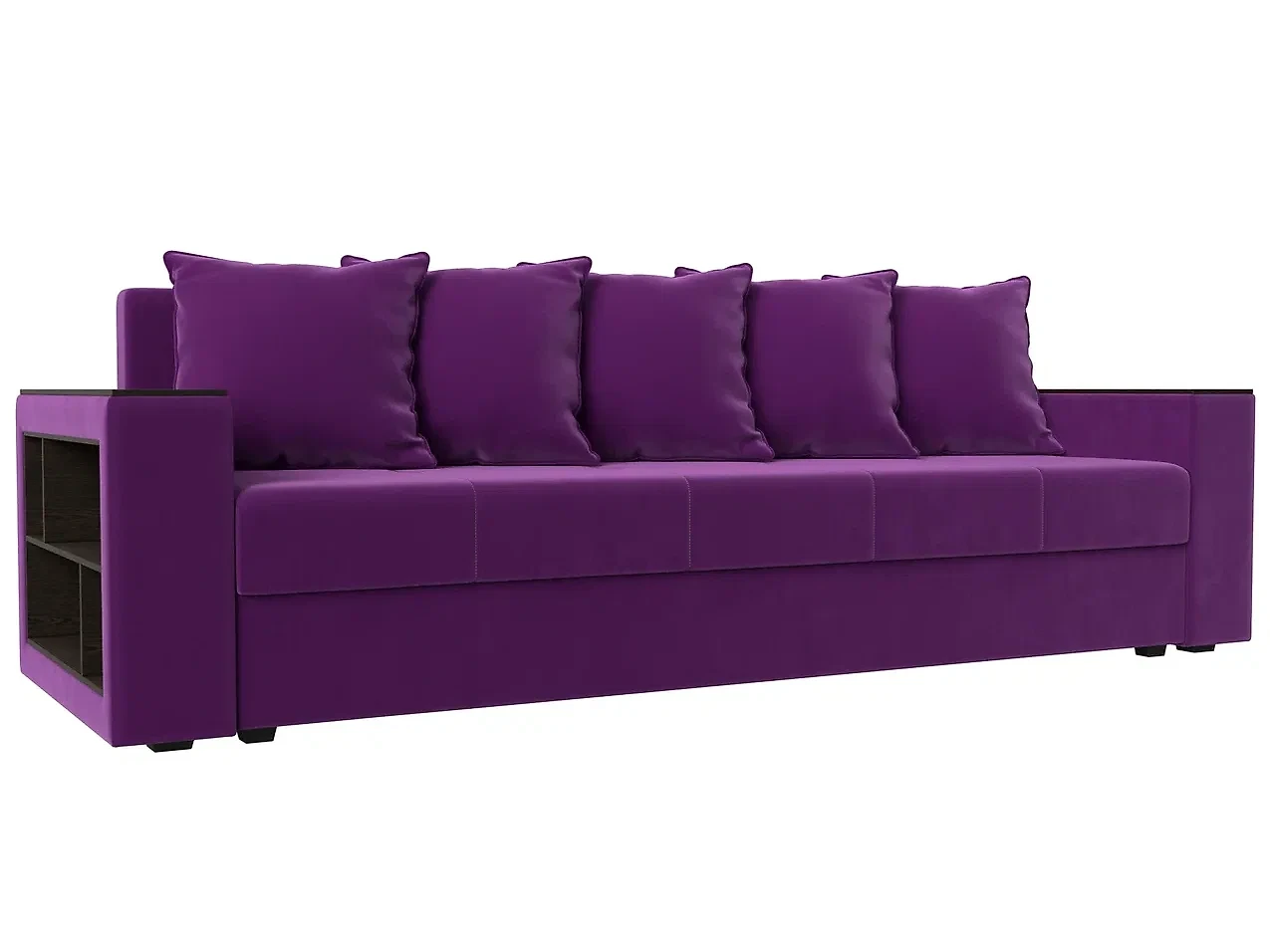 диван в зал Дубай Лайт Вельвет Фиолет