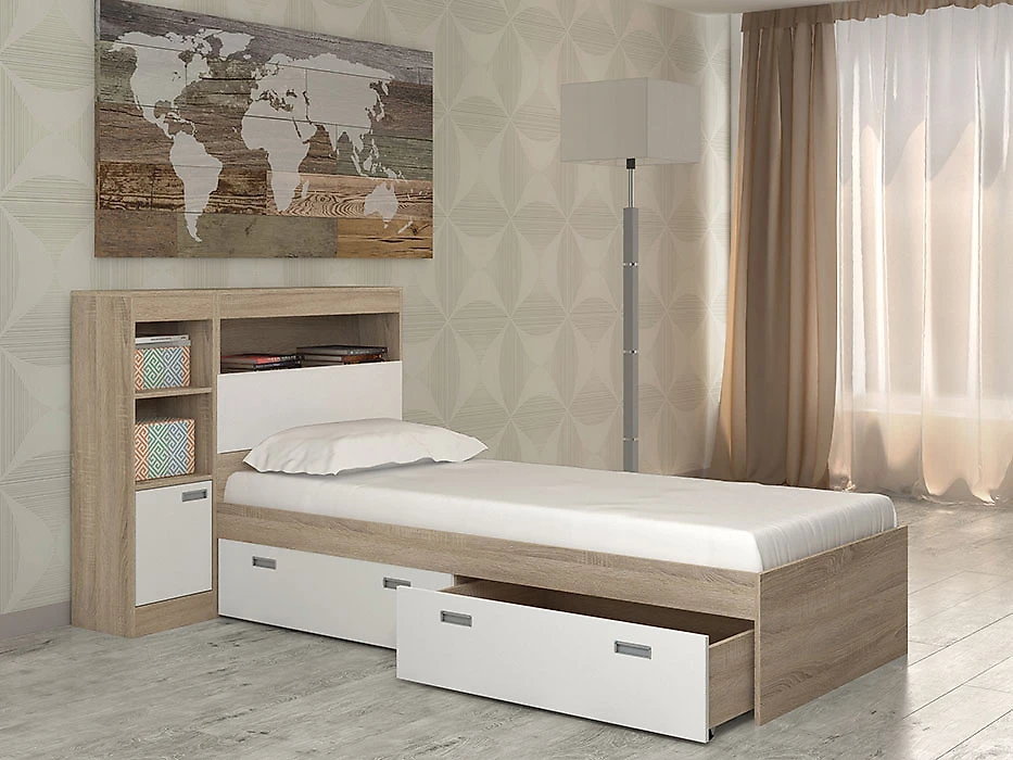 Кровать в стиле прованс Бриз-7 Дизайн-3