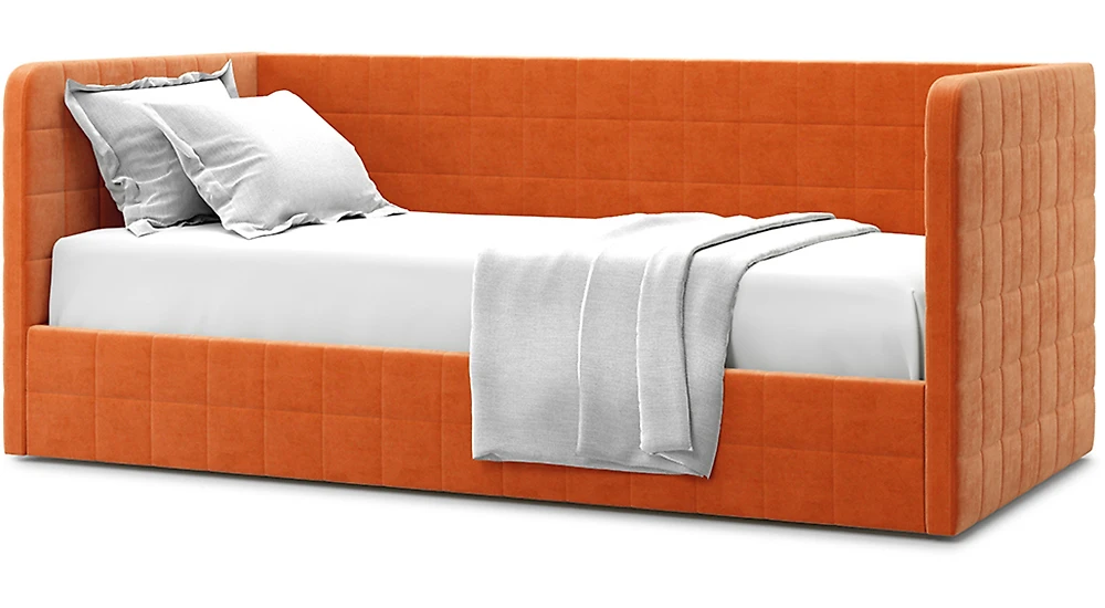 Кровать с ящиками для белья Брэнта Оранж