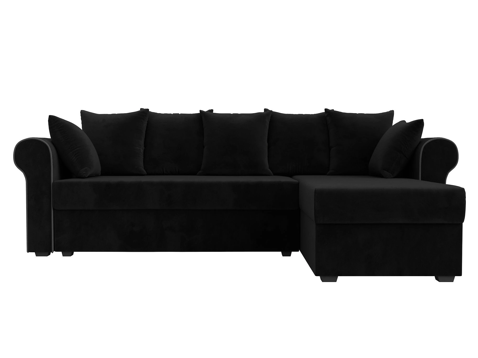 Угловой диван для гостиной Рейн Плюш Дизайн 8