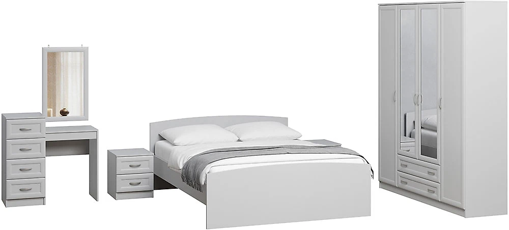 Модульная спальня  Арина-7 Серый