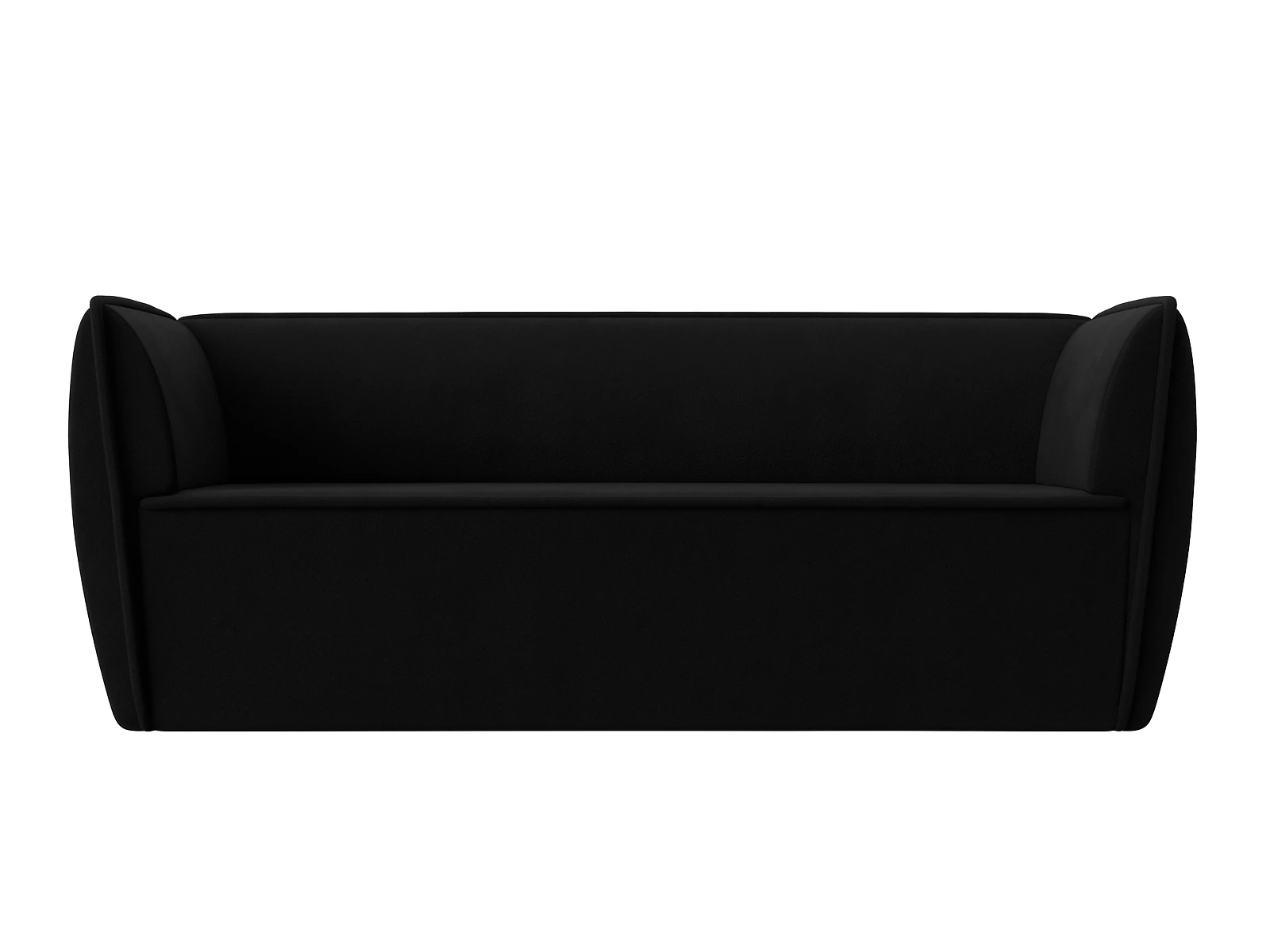 Чёрный диван Бергамо-3 Дизайн 21
