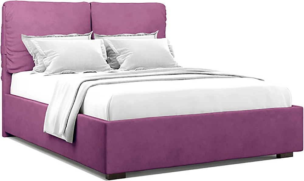 Кровать с мягкой спинкой Тразимено Фиолет