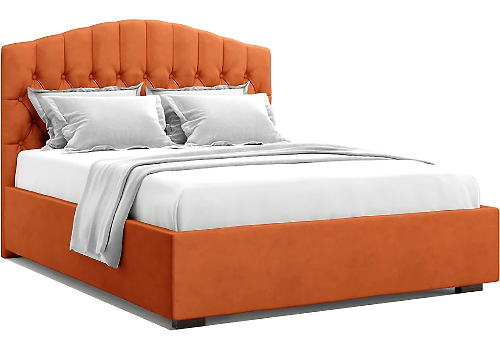 Кровать двуспальная 160х200см Лугано Оранж