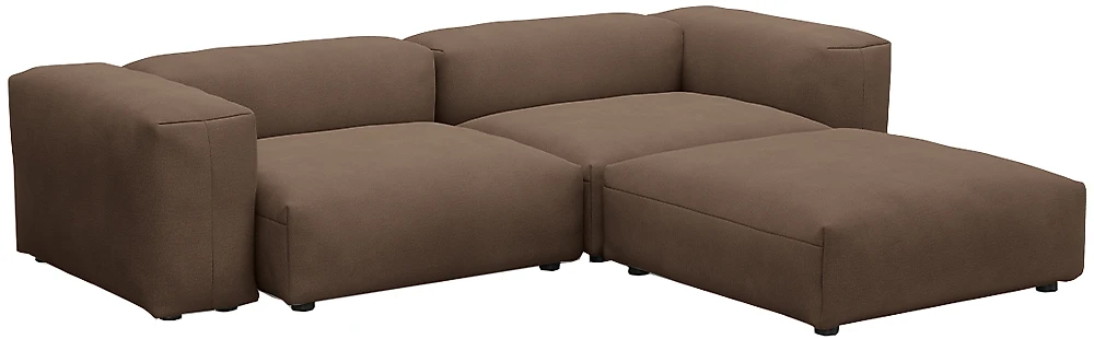  угловой диван с оттоманкой Фиджи-4 Браун