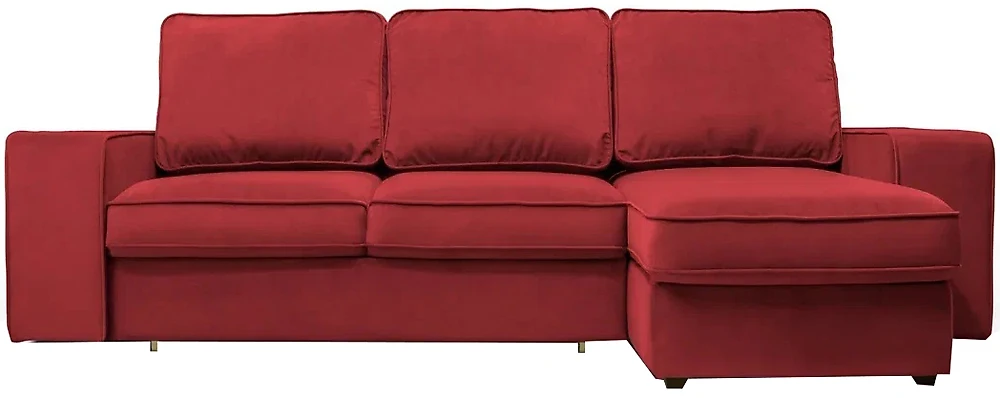 Угловой диван с механизмом книжка Монако Ред