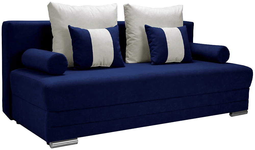 Синий прямой диван Мау Дизайн 1