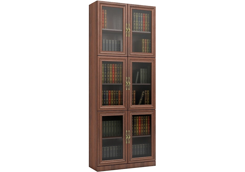 Книжный шкаф со стеклянными дверями Карлос-024