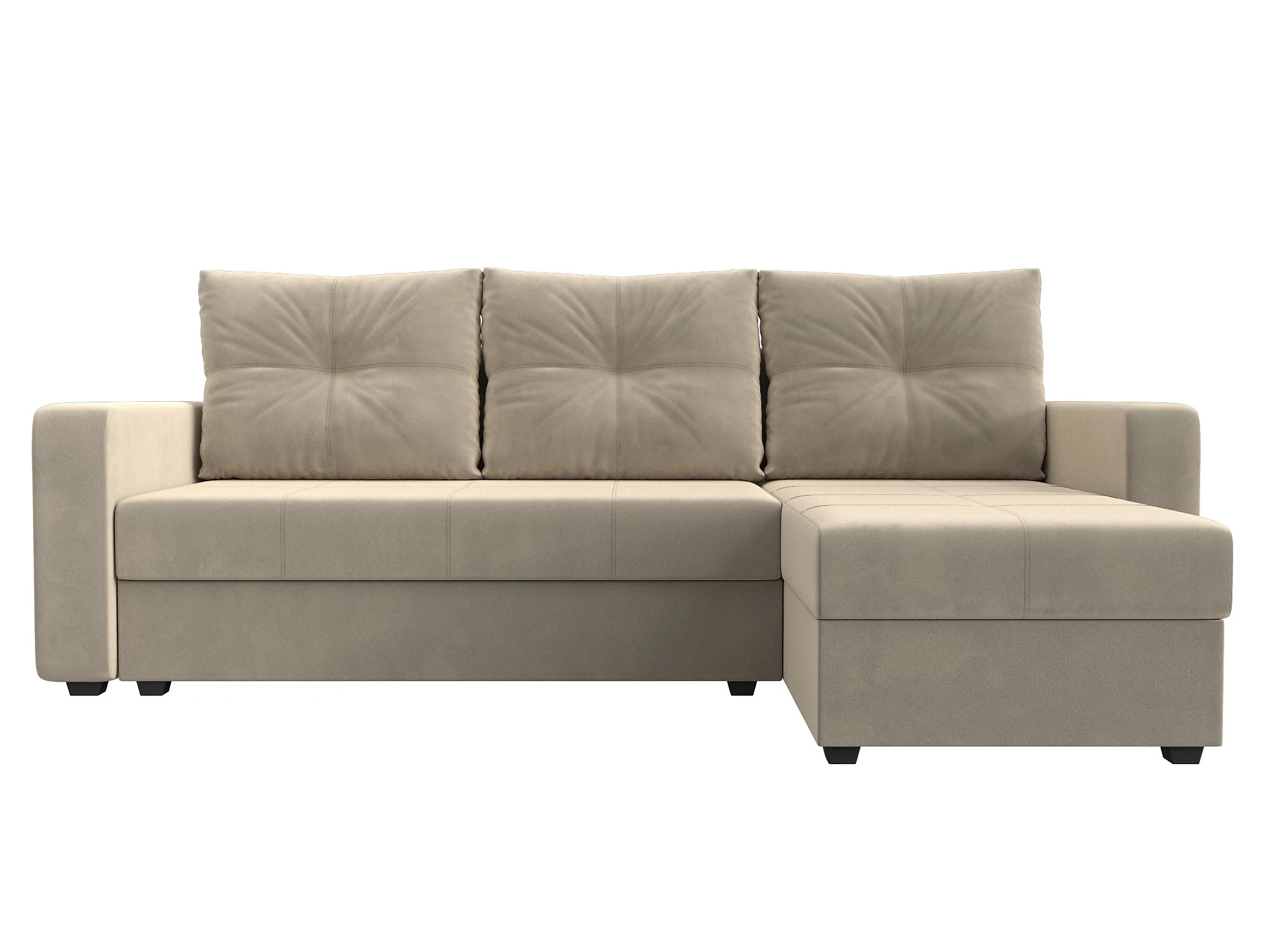 Угловой диван с ящиком для белья Ливерпуль Лайт Дизайн 1