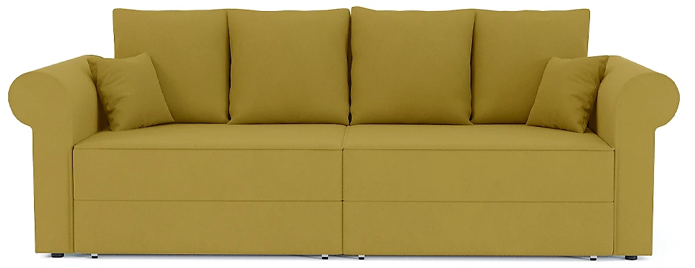 Жёлтый прямой диван Флоренция Дизайн 9