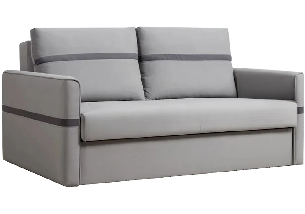 Прямой диван серого цвета Альдо Дизайн 1