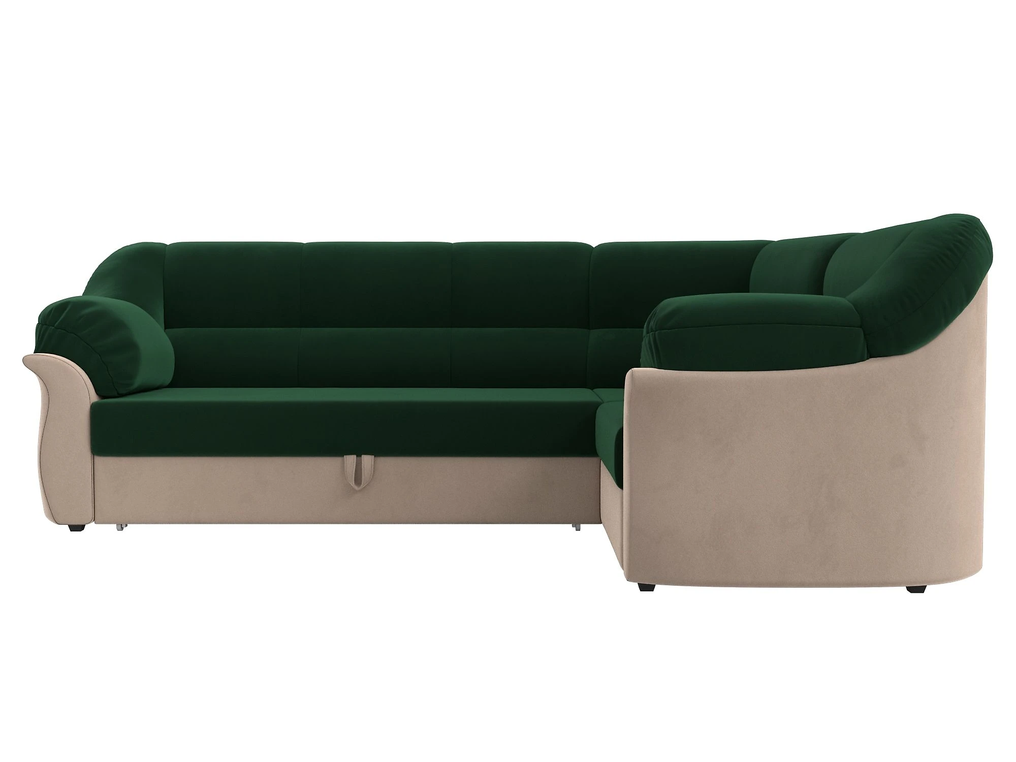 Угловой диван для гостиной Карнелла Плюш Дизайн 17