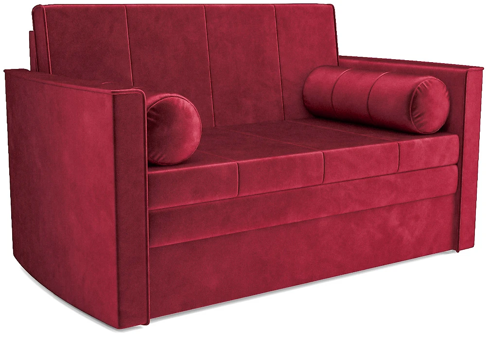 Современный диван Санта 2 Бархат Красный