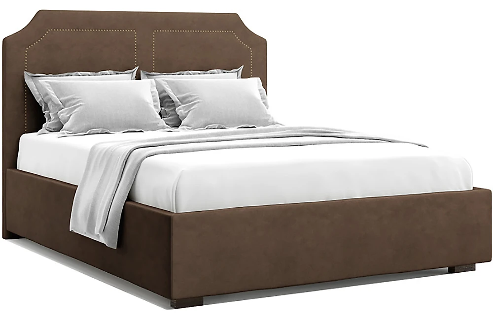 Большая двуспальная кровать Лаго Шоколад