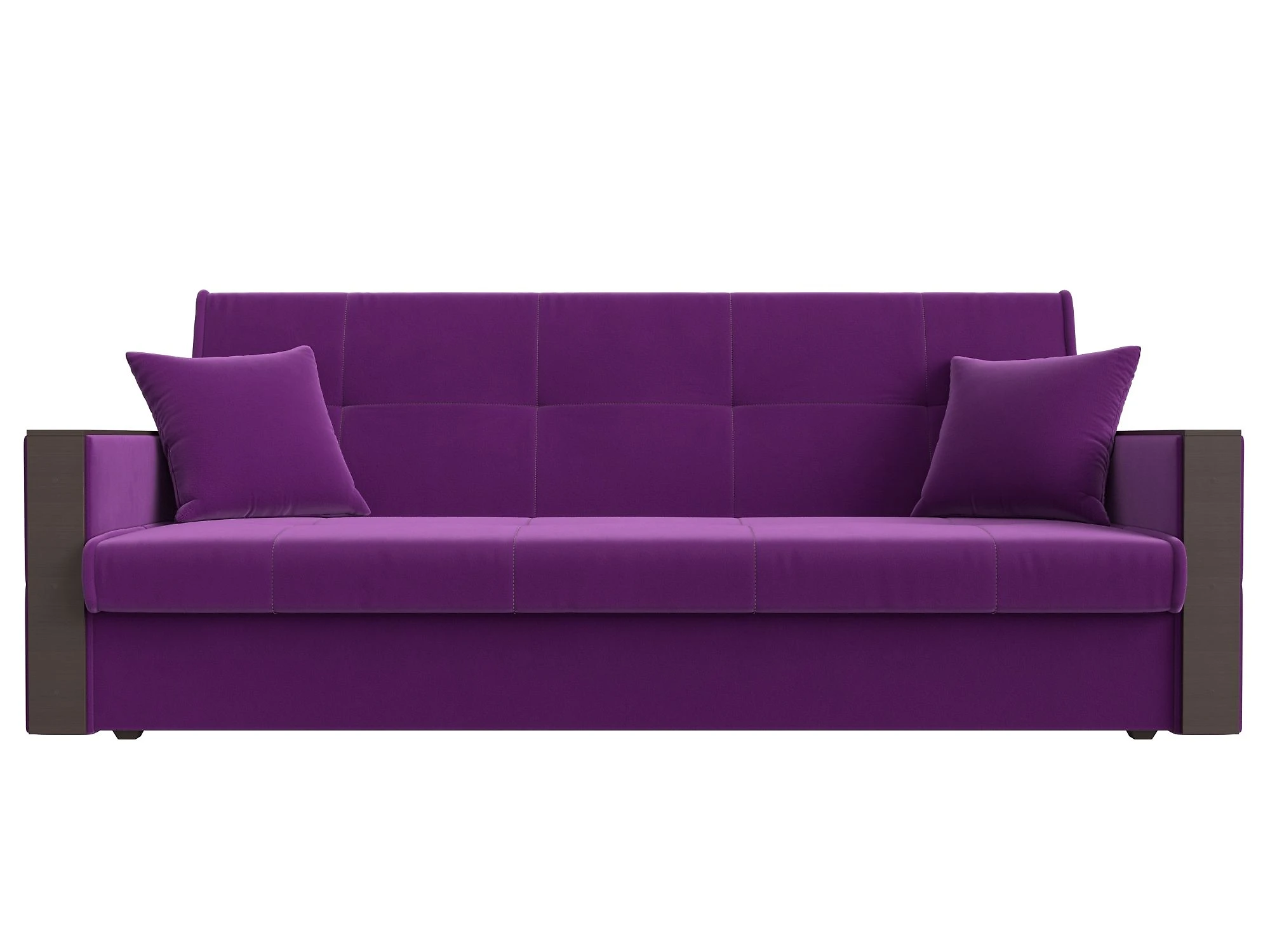 Фиолетовый диван Валенсия Дизайн 3 книжка