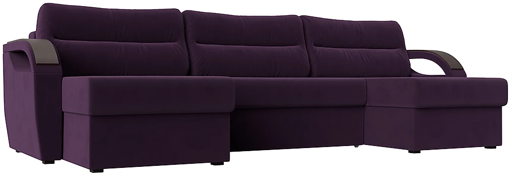 Угловой диван с ящиком для белья Форсайт Плюш 7