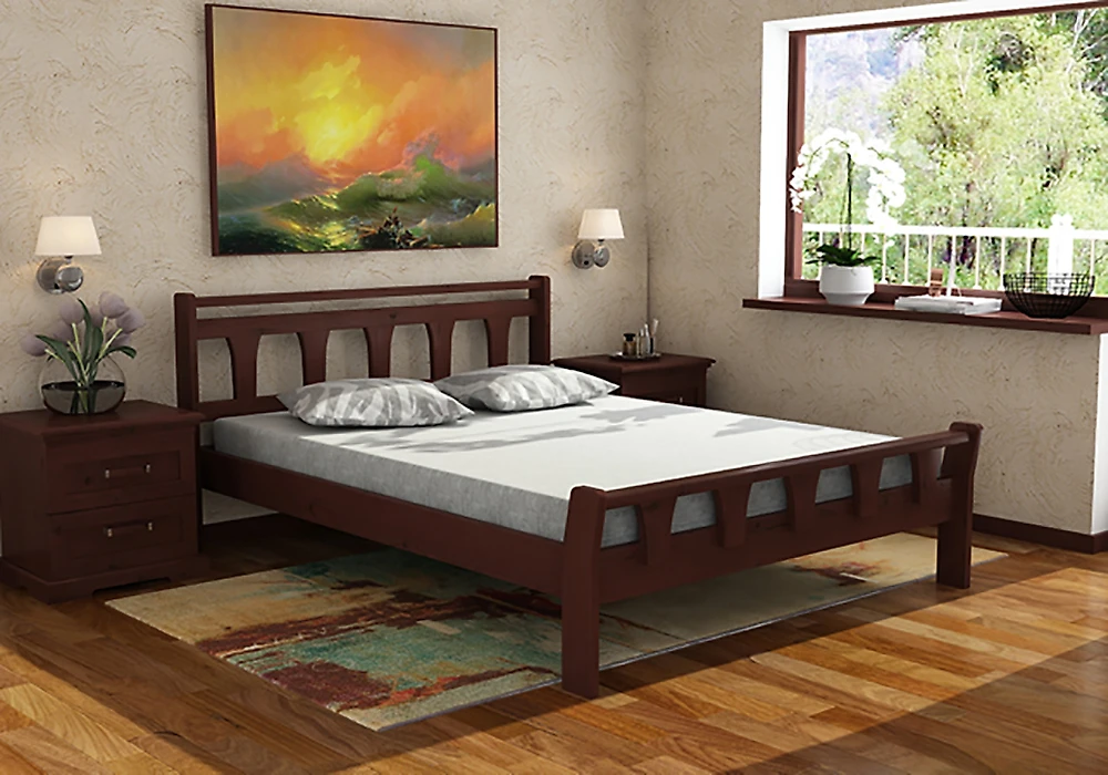 Большая двуспальная кровать Юлия-20