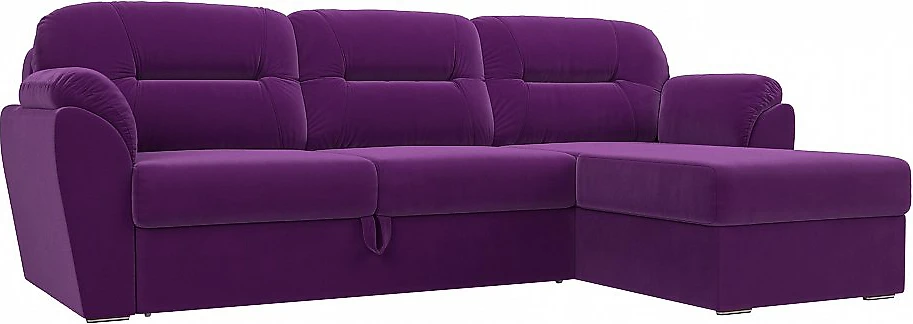 Фиолетовый диван Бостон Вельвет Виолет