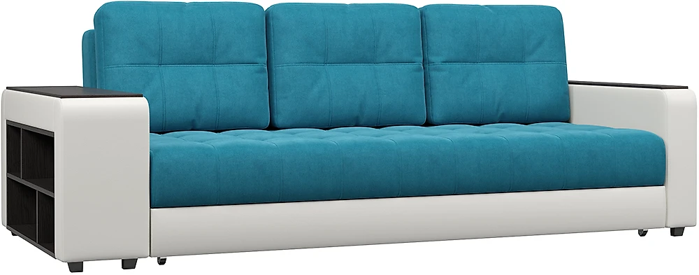Прямой диван из велюра  Милан Азур