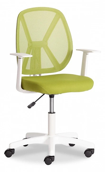Зелёное кресло Play White-11