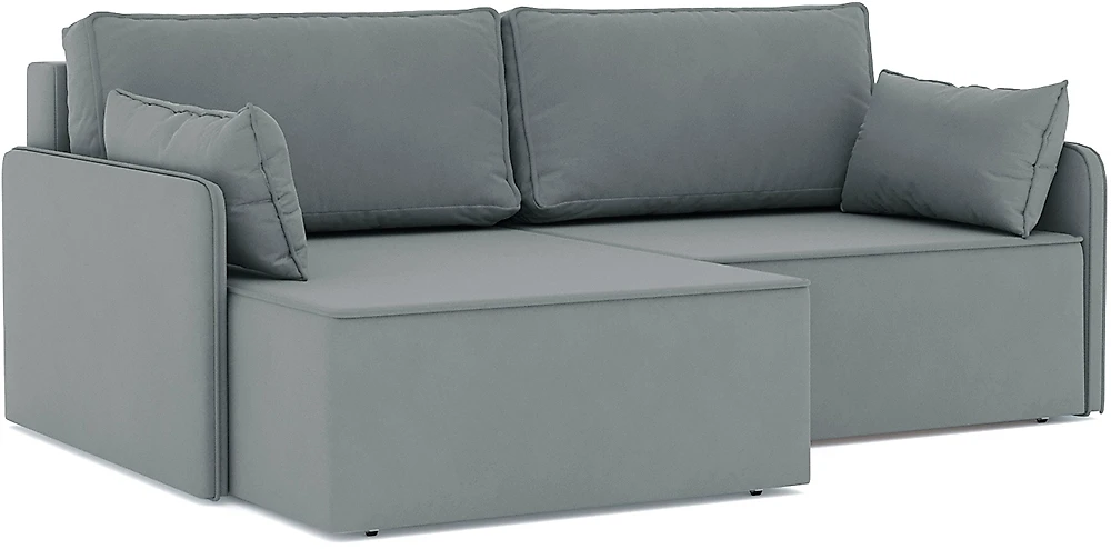 Серый угловой диван Блюм Плюш Дизайн-3