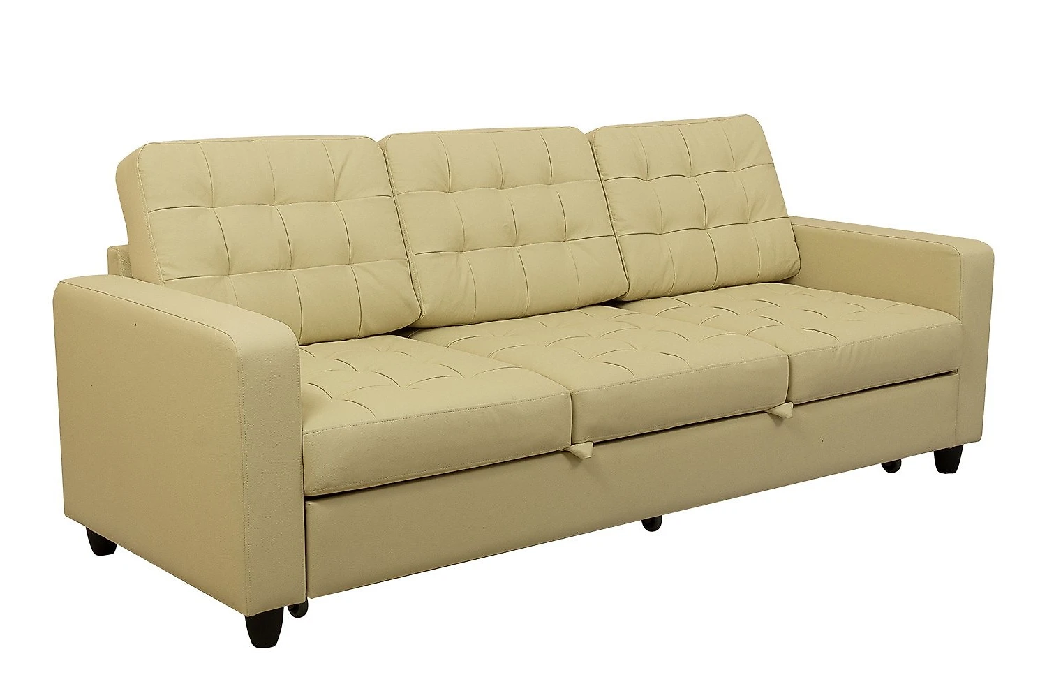 Белый кожаный диван кожаный Камелот Дизайн 3