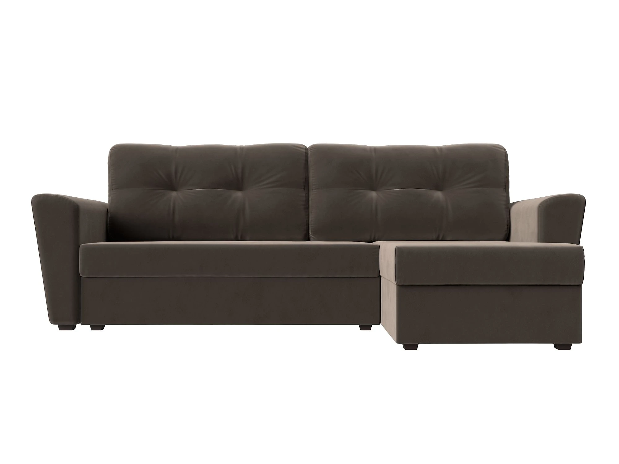 Угловой диван эконом класса Амстердам Лайт Плюш Дизайн 5