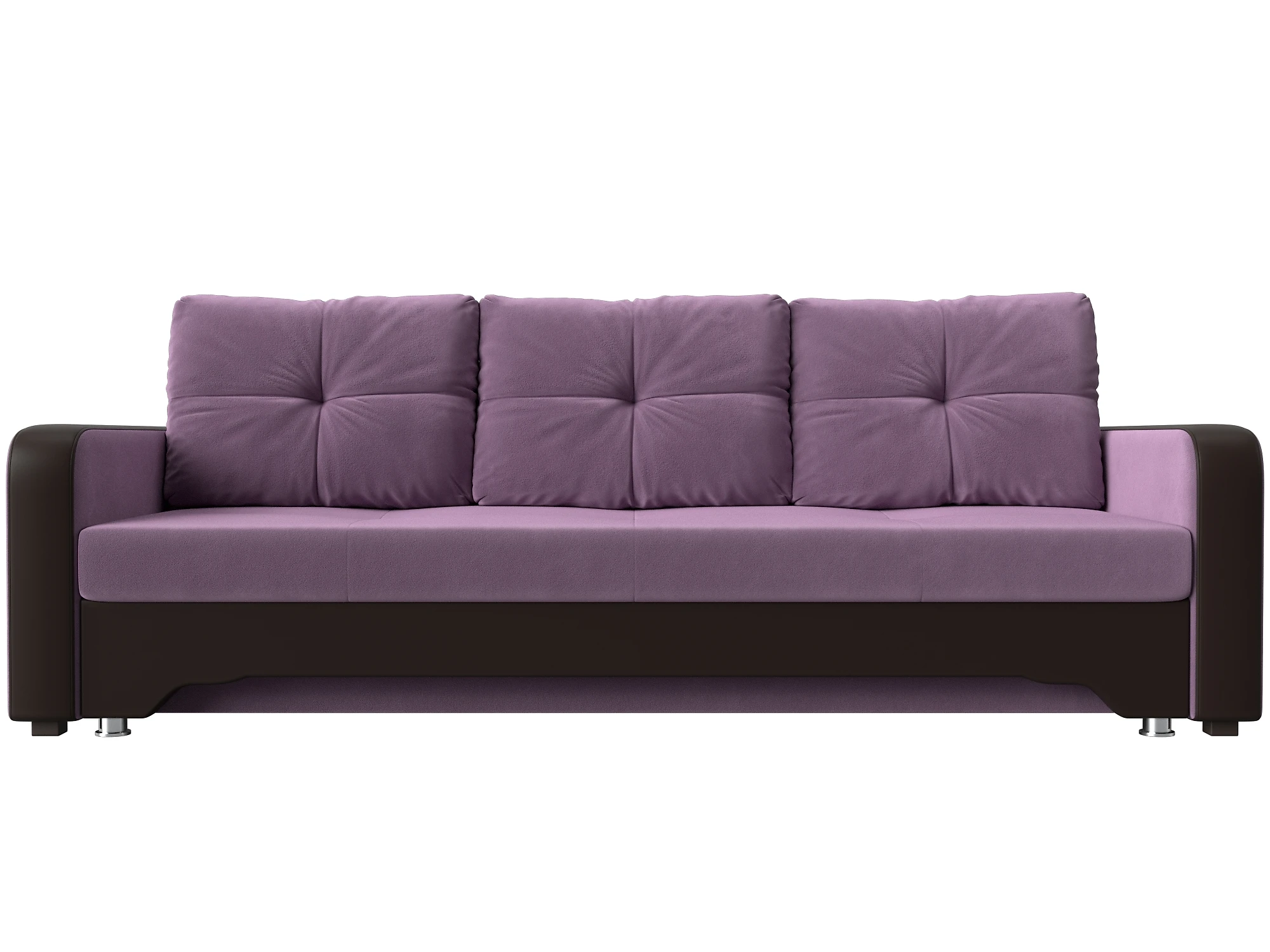 Прямой кожаный диван Ник-3 Дизайн 21