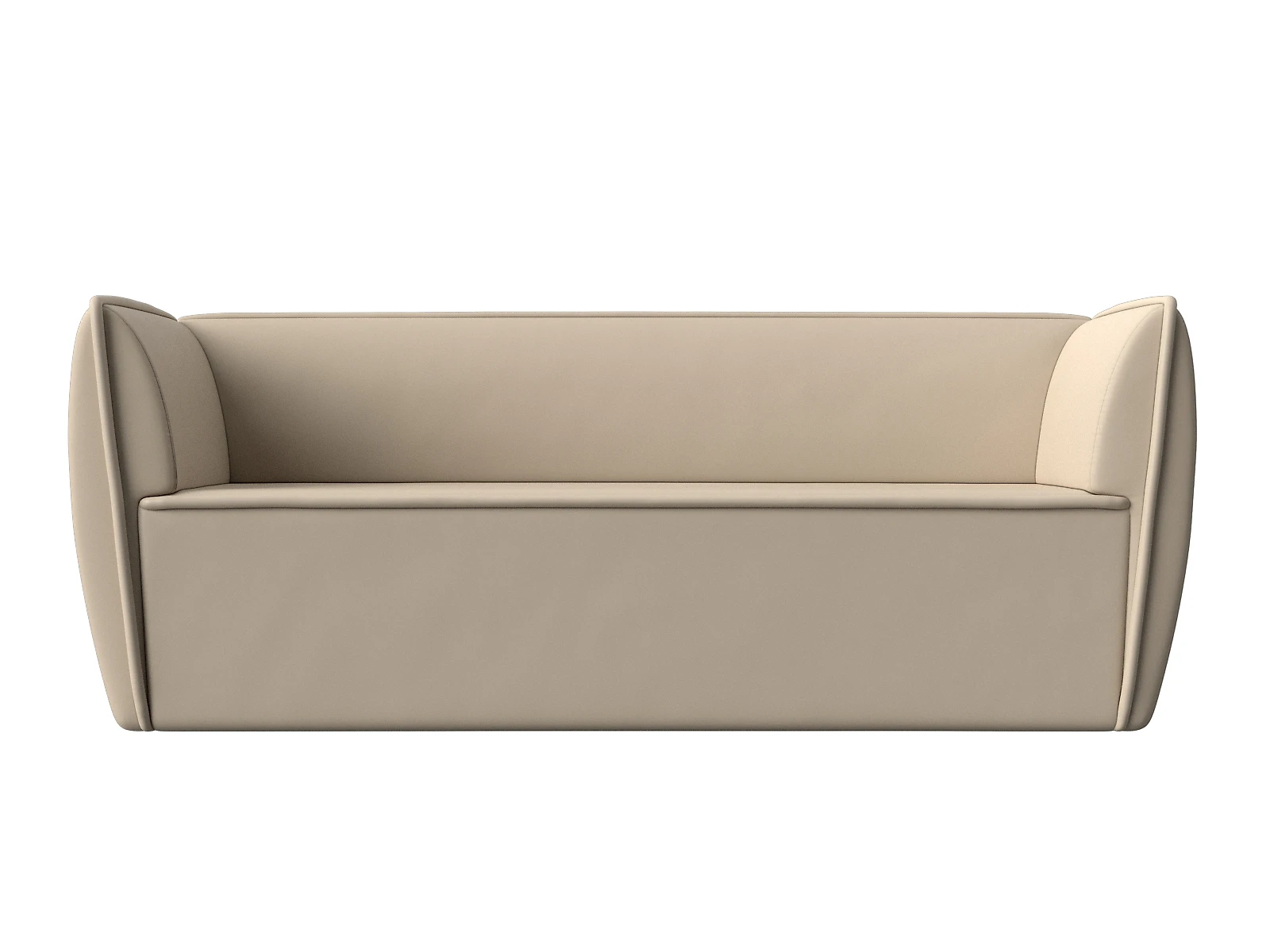 диван из кожи Бергамо-3 Дизайн 23
