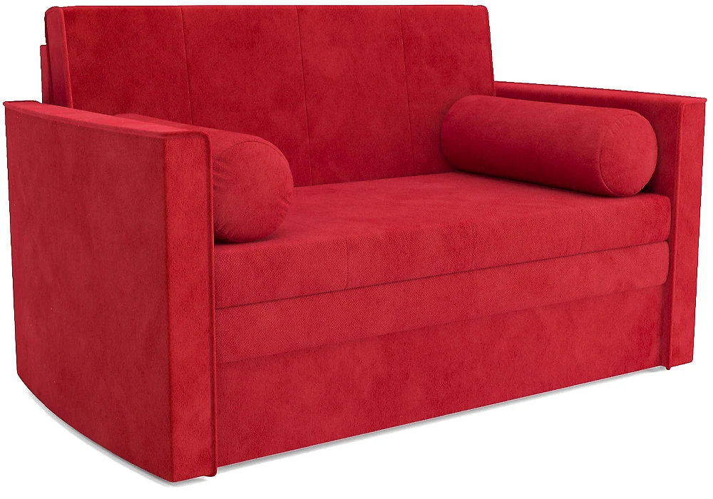 Выкатной прямой диван Санта 2 Кордрой Красный