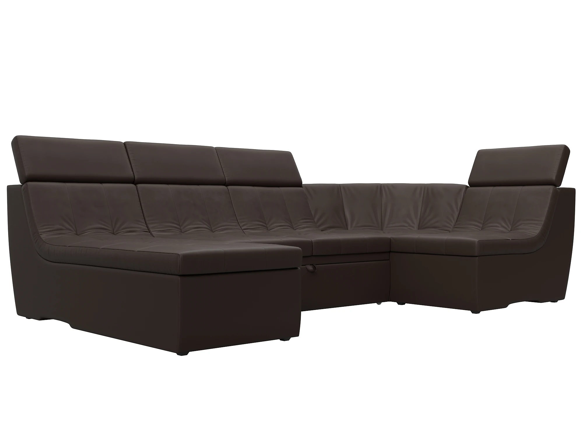 угловой диван с оттоманкой Холидей Люкс-П Дизайн 11