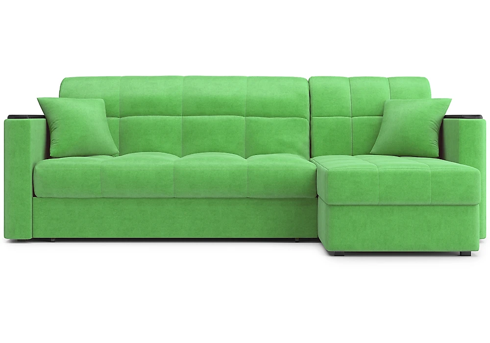 Угловой диван с механизмом аккордеон Палермо с оттоманкой Дизайн 5
