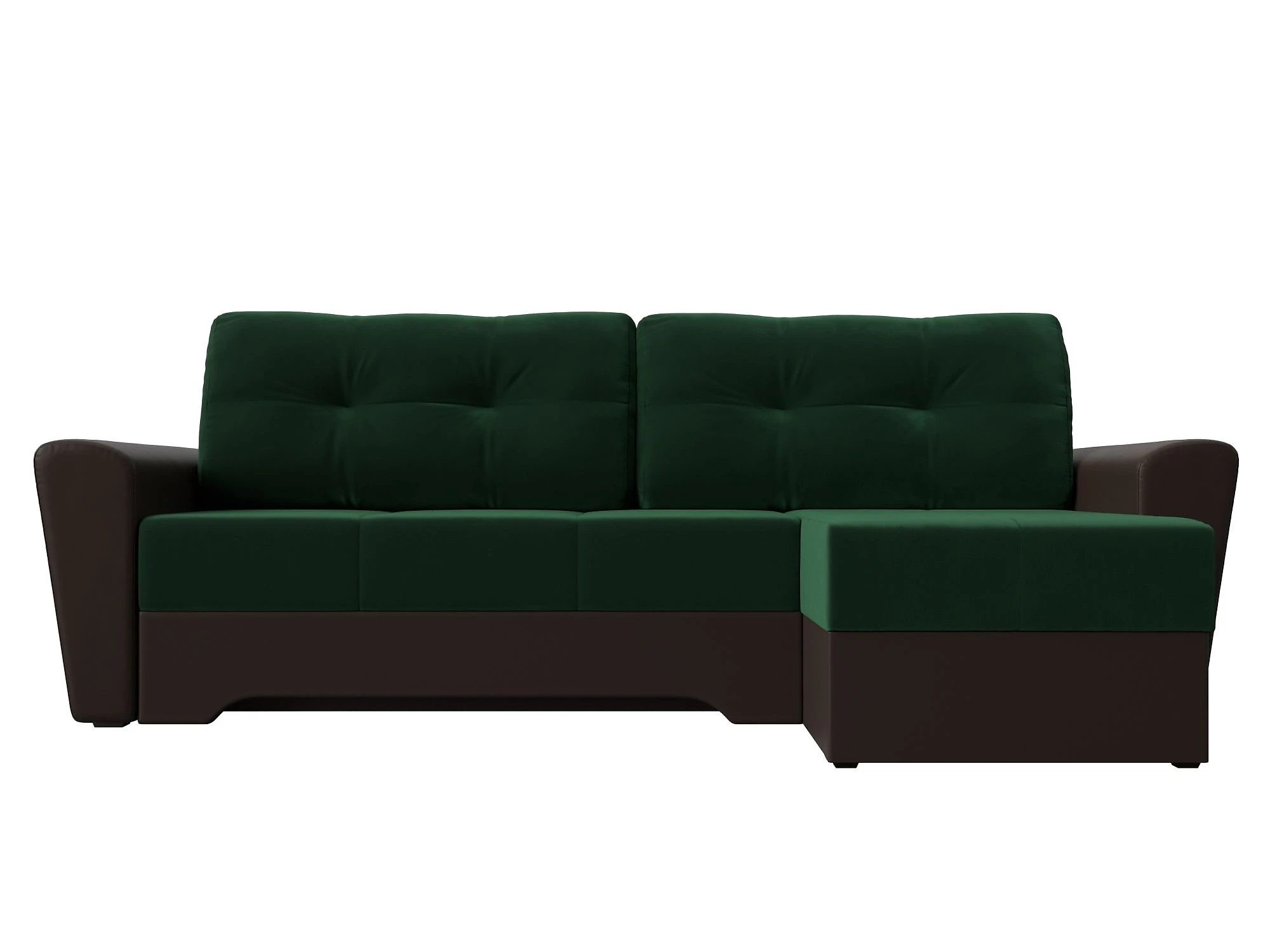 Угловой диван с ящиком для белья Амстердам Плюш Дизайн 12