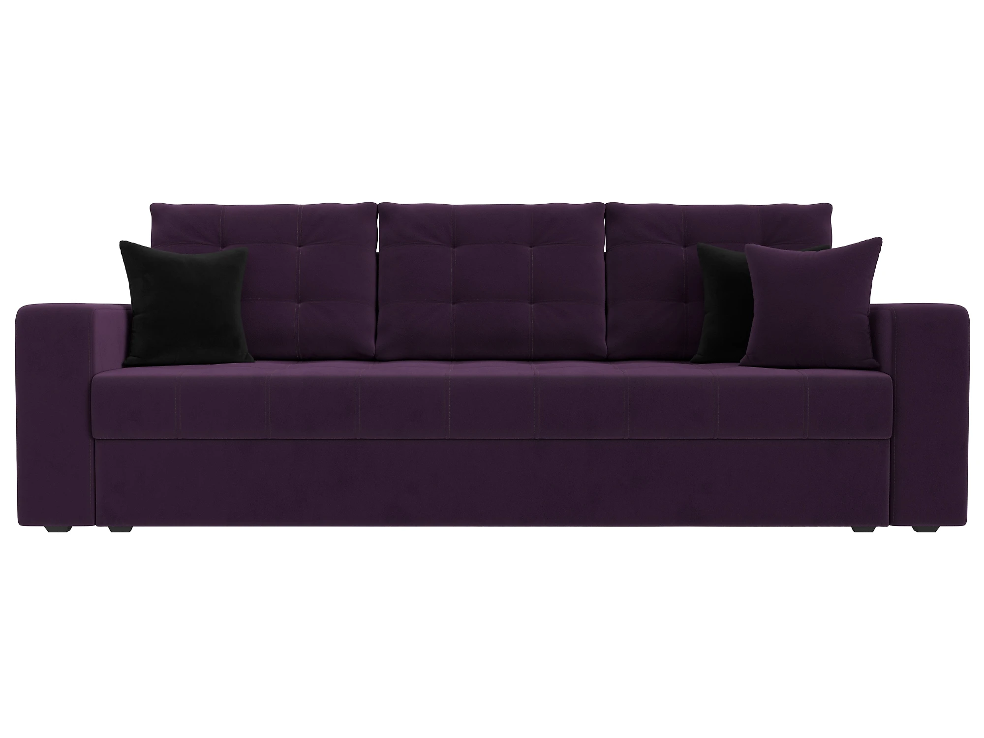 Фиолетовый диван Ливерпуль Плюш Дизайн 7