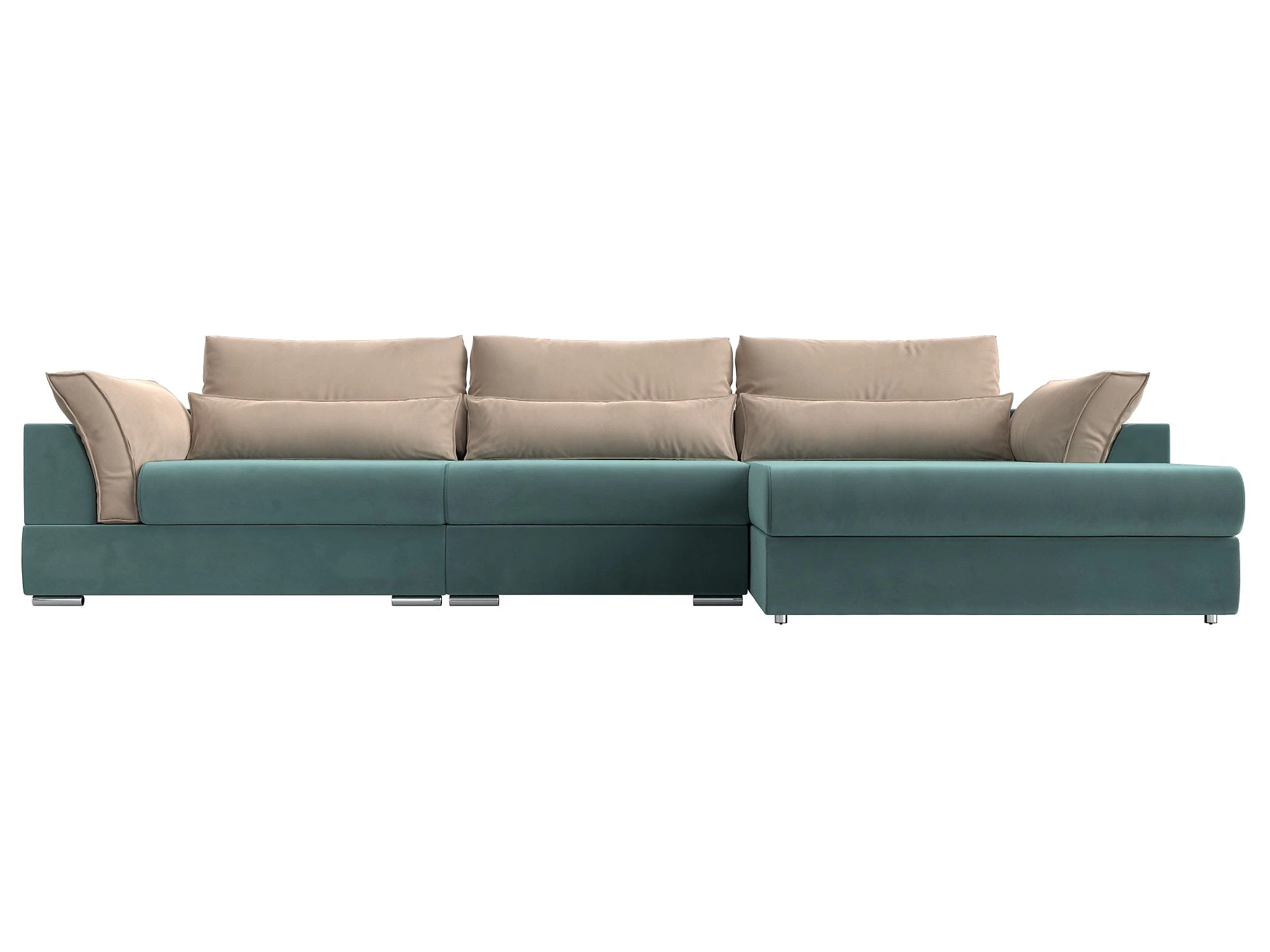 Угловой диван с механизмом пума Пекин Лонг Плюш Дизайн 8