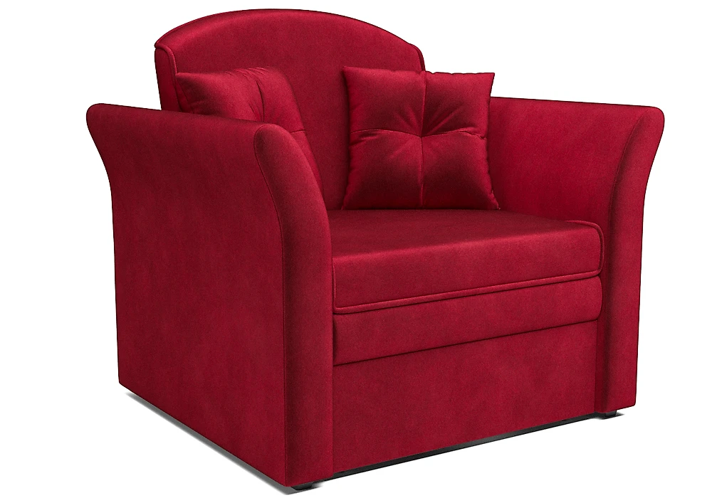 Кресло Малютка 2 Бархат Красный