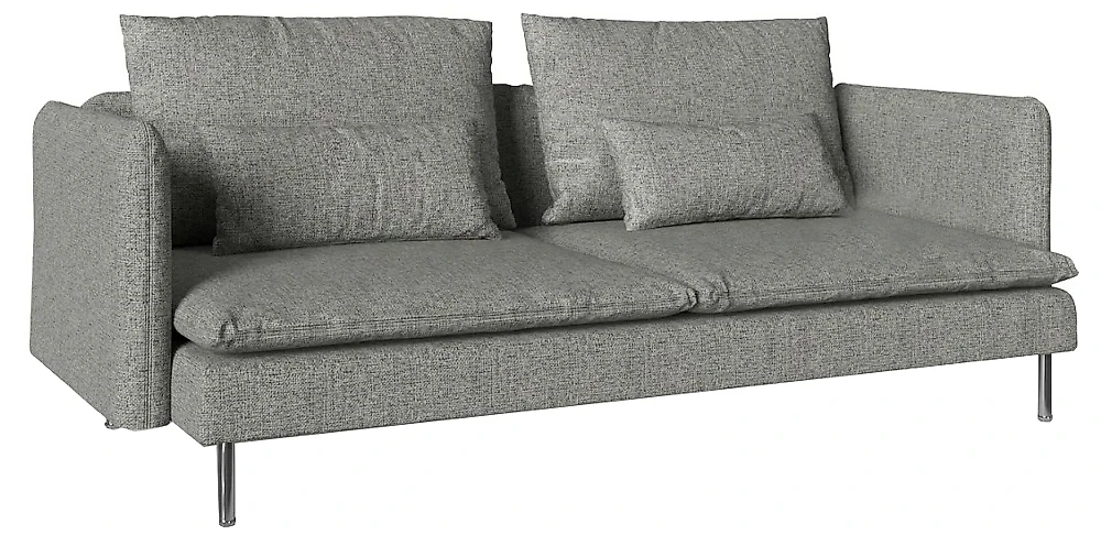 Прямой диван на ножках Седерхамн трехместный Кантри Дизайн 1