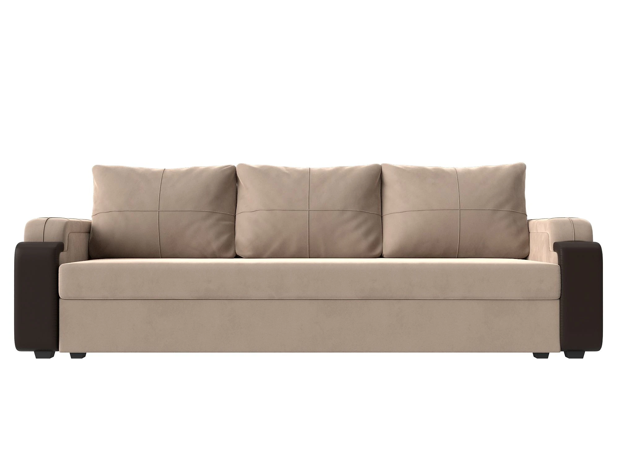 Прямой диван 220 см Николь Лайт Плюш Дизайн 1